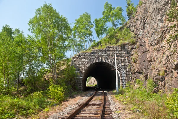 Eski demiryolu tüneli — Stok fotoğraf