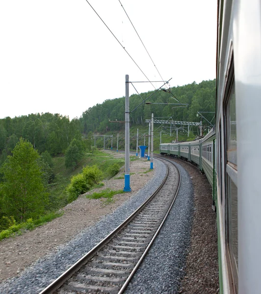 Reser med tåg — Stockfoto