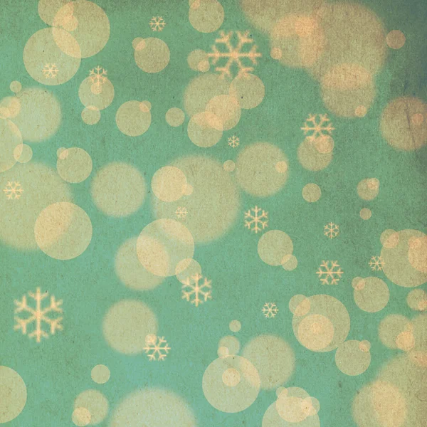Vintage mönster med snöflinga — Stockfoto