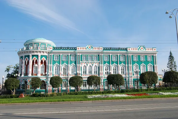 新哥特式风格的历史建筑 现在是总统的俄罗斯的住所 图库图片