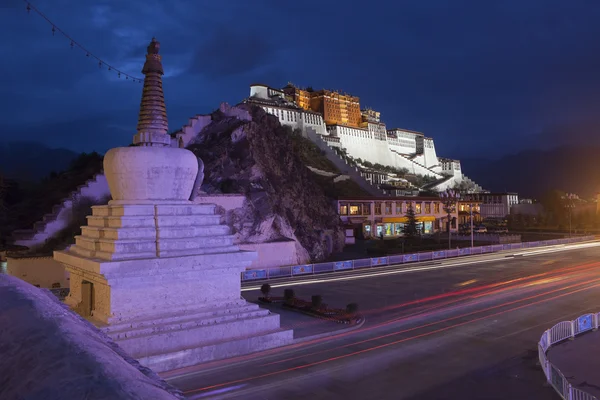Potala palast, lhasa, tibet. — Stockfoto