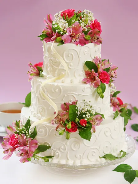 Hermoso pastel — Foto de Stock