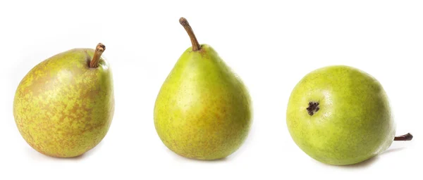 Three green pears — Stock Photo, Image