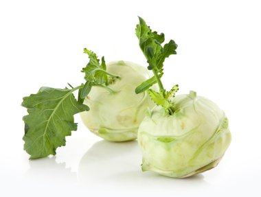 Fresh kohlrabi clipart