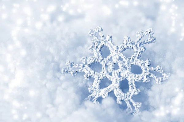 Fiocco di neve decorativo — Foto Stock