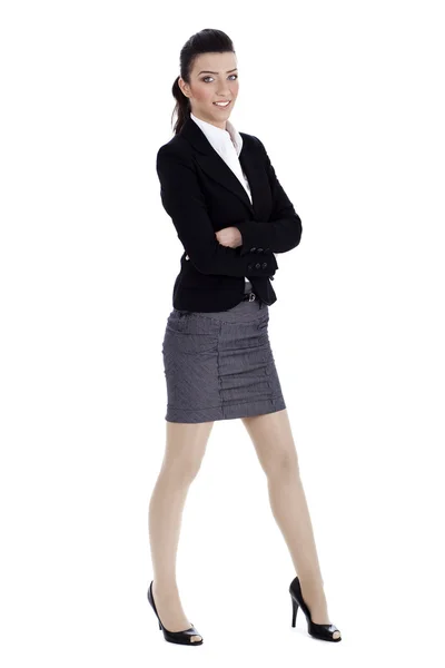 Young business woman in professional costume Stock Image