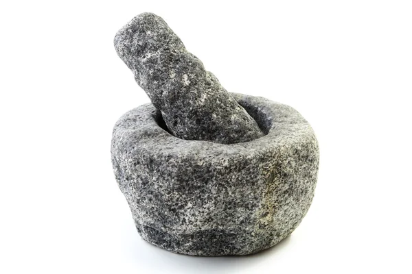 Argamassa de granito e pilão — Fotografia de Stock