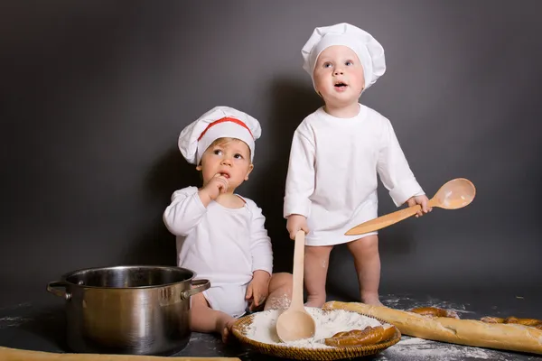 Little Chefs Royalty Free Stock Photos