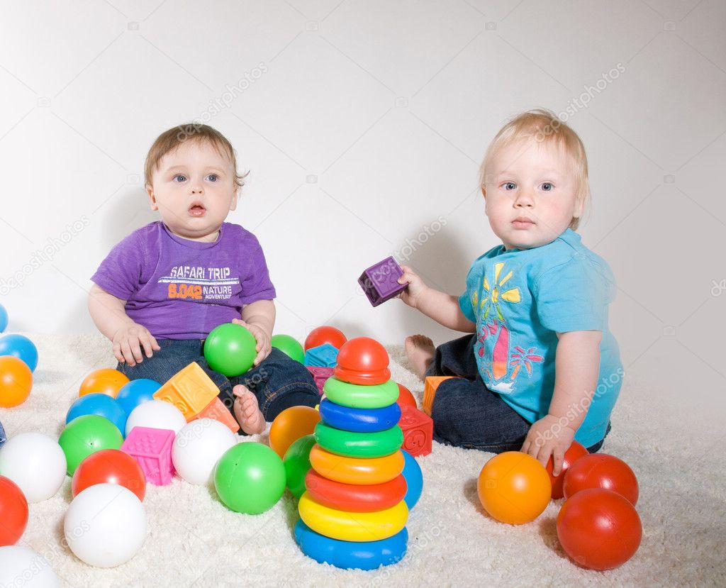 Babies Play With Toys