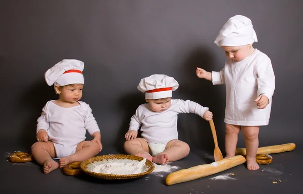 Little Chefs Royalty Free Stock Images