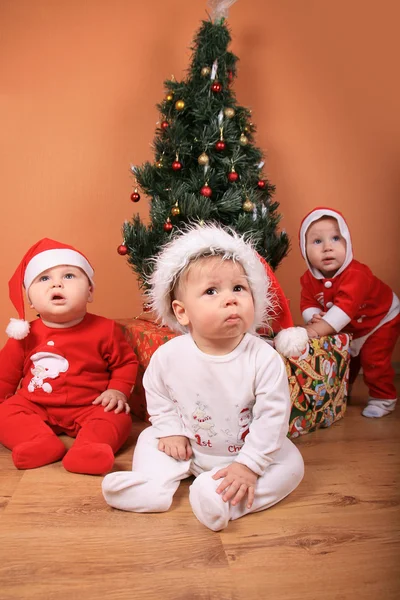 Weihnachtsbabys — Stockfoto
