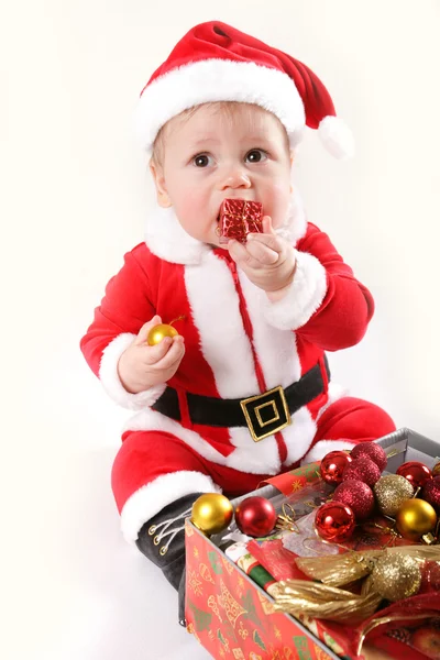 サンタ クロースの小さな赤ちゃん — ストック写真