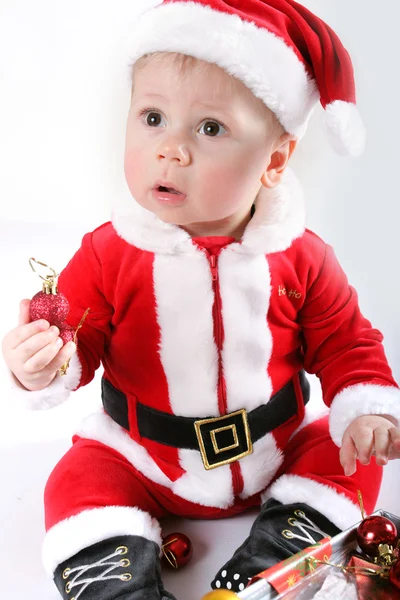 Petit Père Noël bébé — Photo