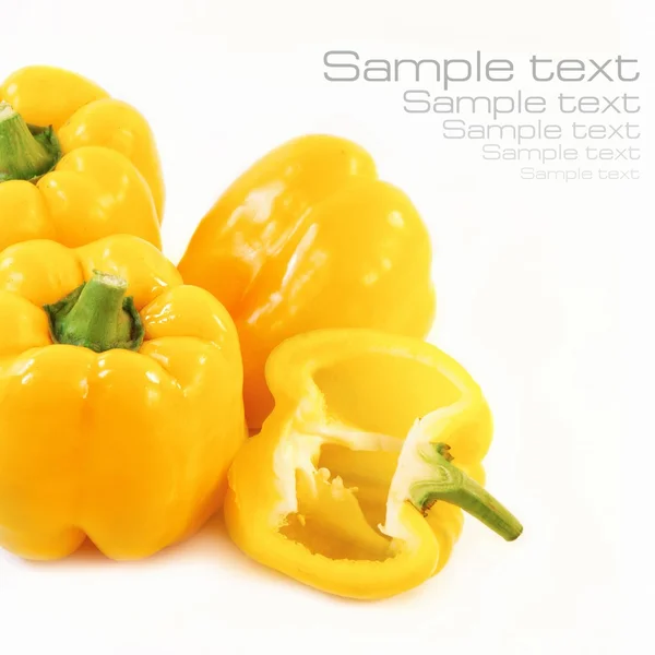 Pimentos amarelos — Fotografia de Stock