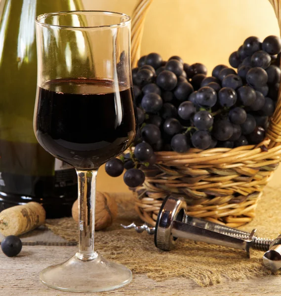Şarap natürmort — Stok fotoğraf