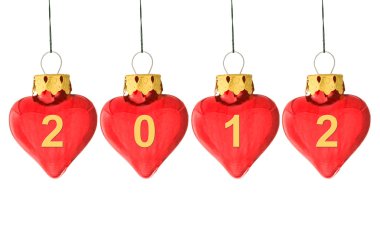 Year 2012 is coming! clipart