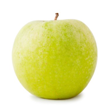 Green apple isolated clipart