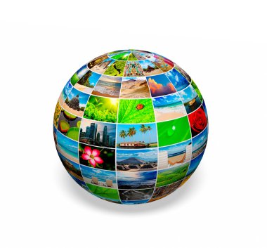 Photo globe clipart