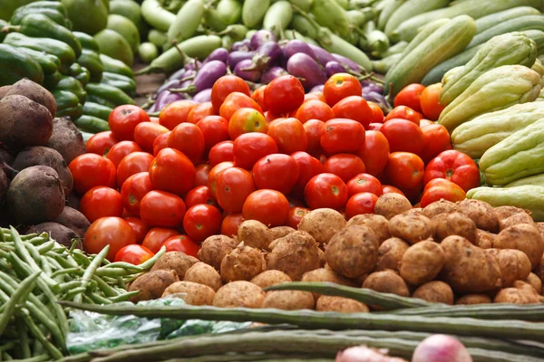 Vegetable market. India — Stock Photo, Image