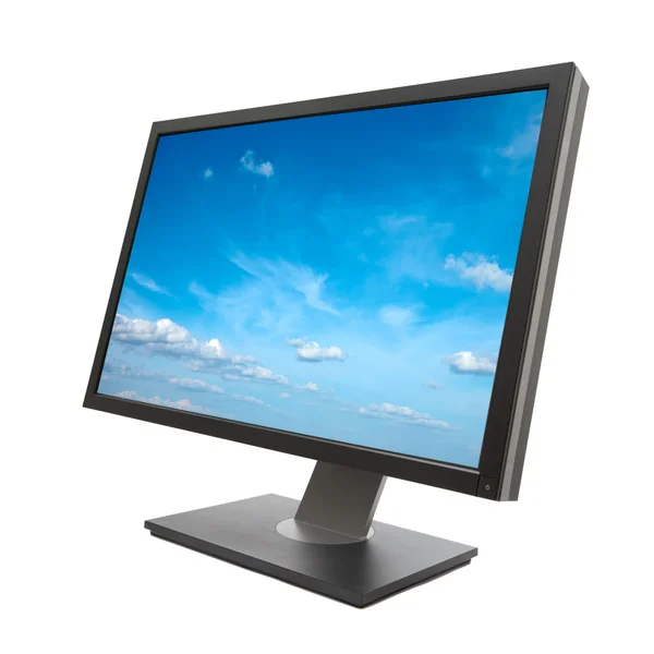 Samostatný monitor počítače — Stock fotografie