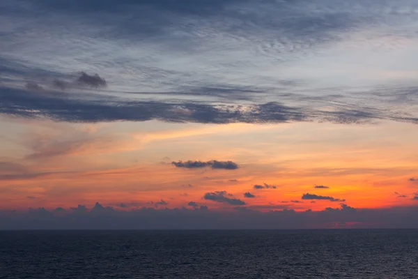 Oceaan zonsondergang — Stockfoto