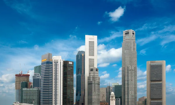 Singapore wolkenkrabbers — Stockfoto