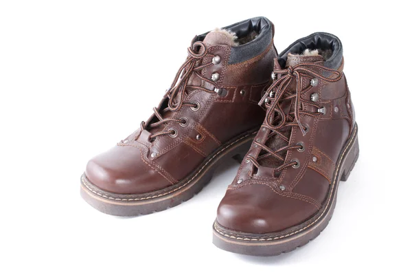 Pereche de pantofi de iarnă izolați — Fotografie, imagine de stoc