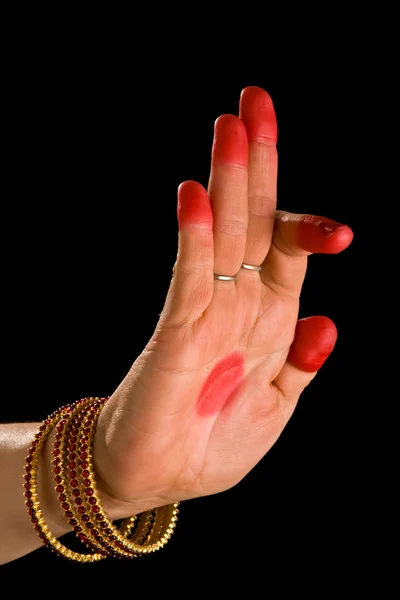 인도 댄스 bharata natyam의 arala 스타 — 스톡 사진