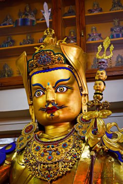 Guru Padmasambhava statue clipart