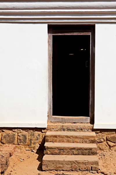 Door of traditional indian house — Stock Photo, Image