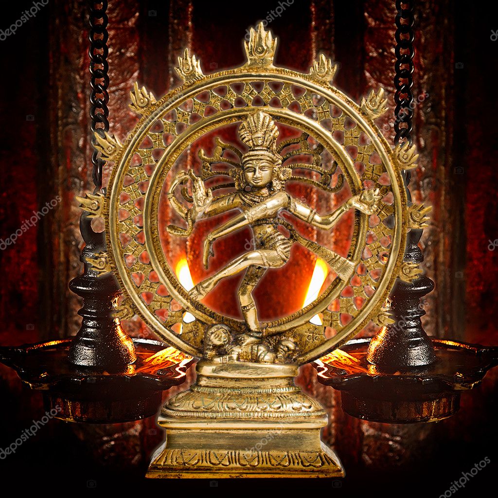 Statue of indian hindu god Shiva Nataraja - Lord of Dance Stock Photo