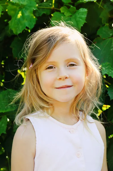 Pięcioletnia dziewczynka — Zdjęcie stockowe