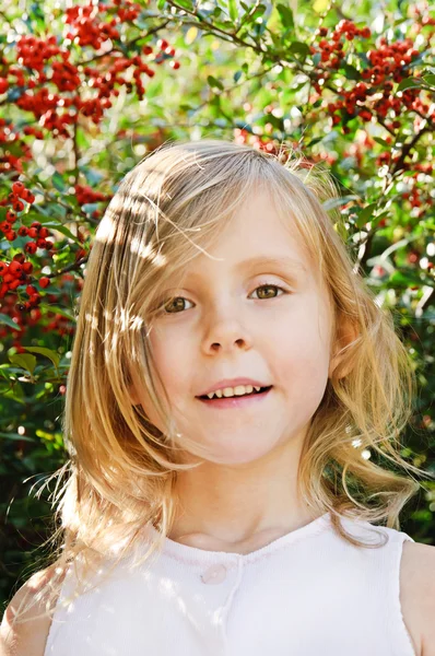 Cinque anni ragazza — Foto Stock