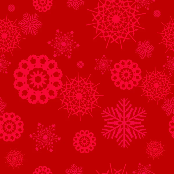 Flocon de neige sans couture — Image vectorielle
