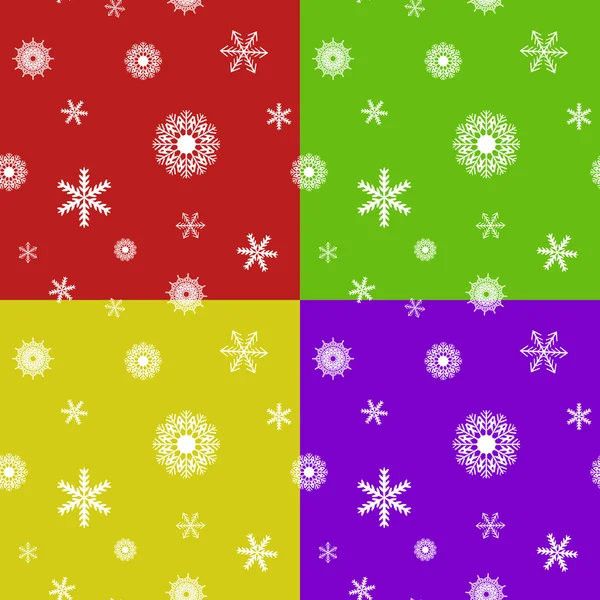 Snowflake seamless — Stock Vector