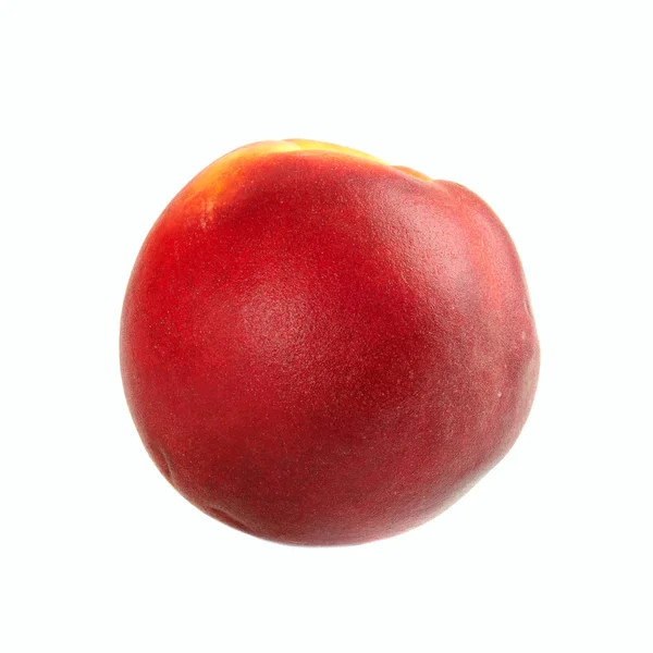 Одиночний свіжий стиглий персик — стокове фото