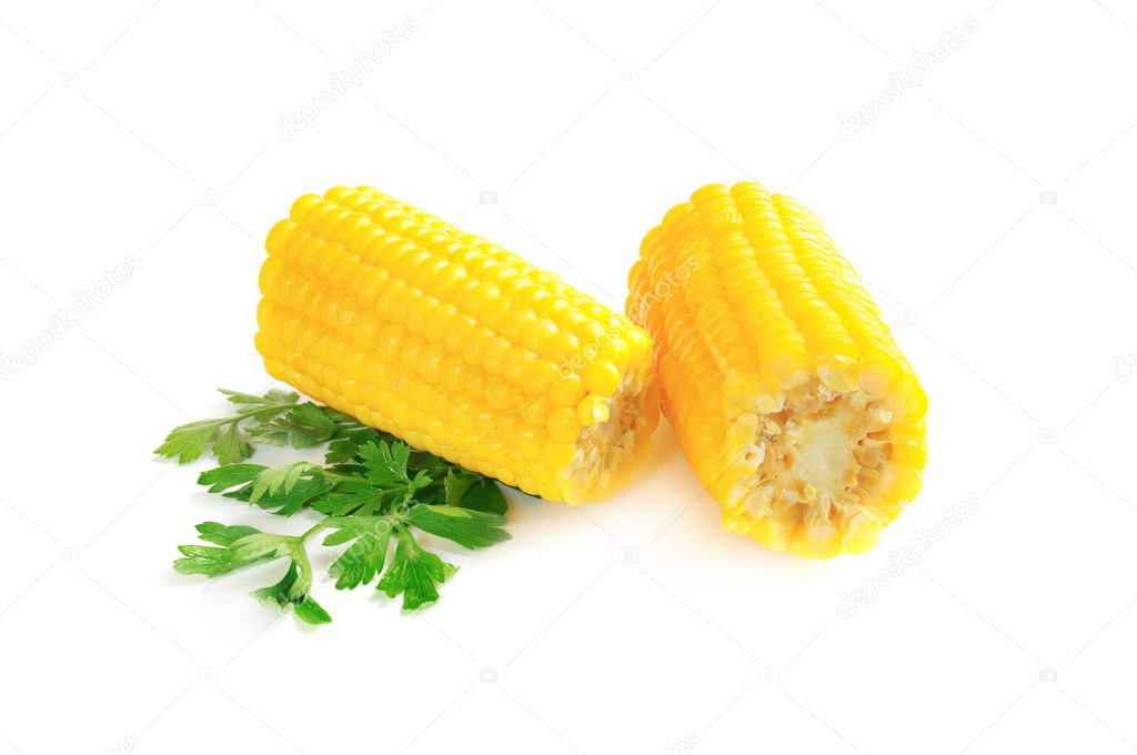 Boiled chopped corn