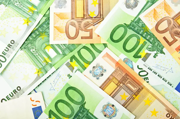 Tło z banknotów euro — Zdjęcie stockowe