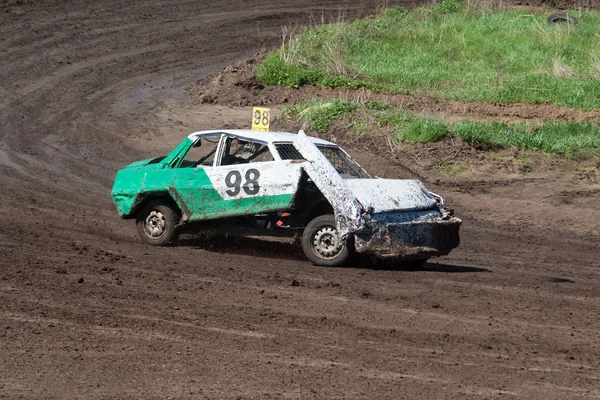 stock image Race for survival. Broken car