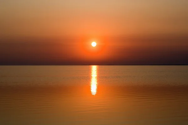 Pôr do sol vermelho — Fotografia de Stock