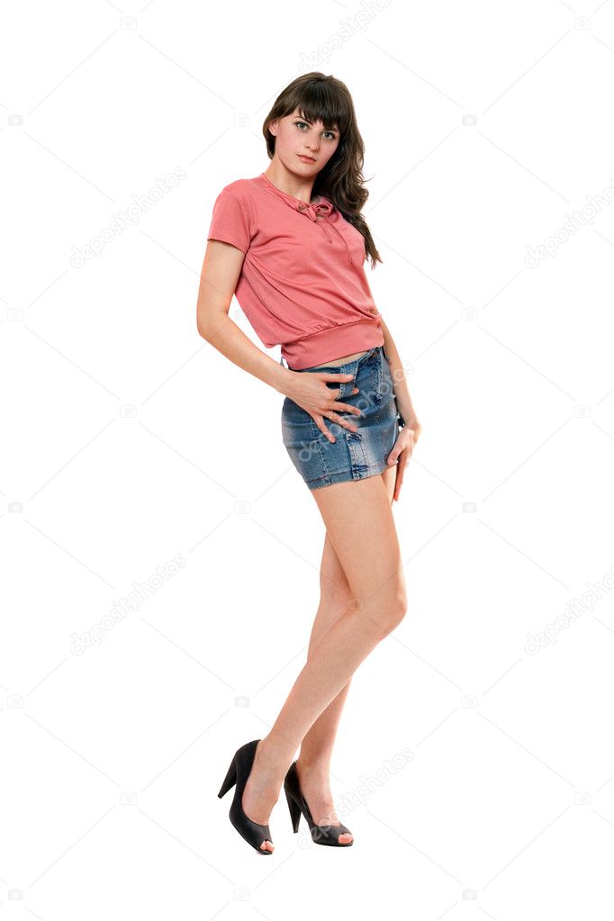 sexy jean skirt