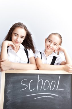 kız öğrenciler hakkında bir schoolboard