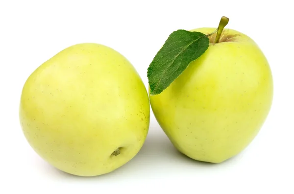 Соковиті жовтий яблука — стокове фото
