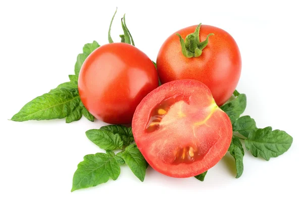 Κόκκινη ώριμη ντομάτα — Φωτογραφία Αρχείου
