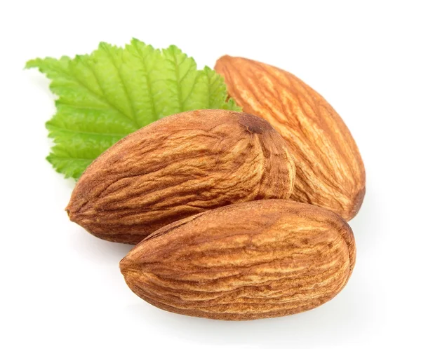Grains of almonds — Stock Photo, Image