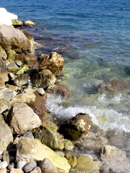 stock image Waves fighting about rocks