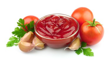 Tomato paste with spices clipart