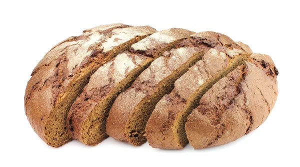 Segments of house gray bread — Stock Photo, Image