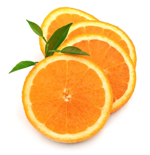 Апельсин с соком — стоковое фото