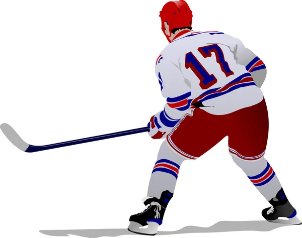stock vector Ice hockey players. Vector illustration